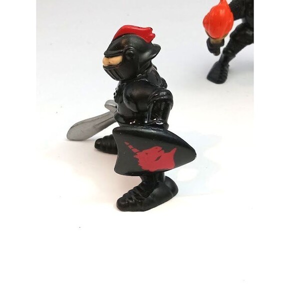 Fisher Price Great Adventures Black Knights Lot Figures - Picture 6 of 11